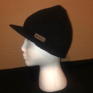 Levi Strauss Black Winter Hat with Brim